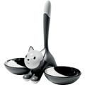 Alessi TIGRITO Katzennapf, grau