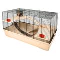 Kerbl 82722 Kleintierkäfig Gabbia Hamster 102, 100 x 53 x 55 cm, beige