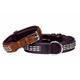 Nobby 78467-98 Leder Hundehalsband MALECO L: 45 cm, B: 30 mm, cognac-braun