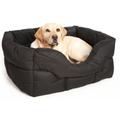 P&L SUPERIOR PET BEDS LTD P & L Superior Pet Beds Haustierkissen, rechteckig, wasserfest, widerstandsfähig, Größe M, 57 x 47 x 24 cm, braun