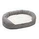 Karlie Hundebett Ortho Bed Oval, grau, 118 x 72 x 24 cm