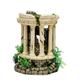 Nobby 28186 Aquarium Dekoration Aqua Ornaments Tempio Di Vesta mit Pflanzen L-25 x B-20.5 x H-28.5 cm