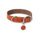 Ruffwear Hundehalsband aus Leder, Mittelgroße bis große Hunderassen, Größenverstellbar, Größe: 43-51 cm, Orange (Canyonland Orange), Timberline Collar, 2590-8201720