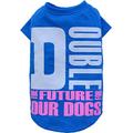 Doggy Dolly FP-T473 Hundeshirt Future für Mops und Bulldogge, blau, Größe : M