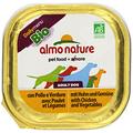 Almo Nature Daily Menu BIO Hundefutter mit Huhn und Gemüse (32x100 g)