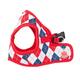 Puppia PAQA-AH1410 Hunde Weste, Argyle Harness B, large, rot