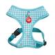 Puppia PAQA-AC1415 Hunde Geschirr, Aggie Harness A, small, blau