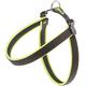 Ferplast 75449228 Hundegeschirr Agila Ergofluo 2, Halsumfang/Brustumfang: 37-45 cm, Breite: 1,5 cm, grün