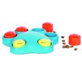 Kyjen 41014 Outward Hound Paw Hide Mini Leckerchen Geruch Puzzle Trainingsspielzeug, Größe S, blau