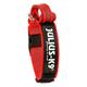 JULIUS-K9, 100HA-K-R-2015 Color & Gray K9-Halsband mit Haltegriff, Sicherheitsverschluss und Logo, 40 mm*38-53 cm, verstellbar, rot-grau