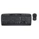 Logitech MK330 Kabelloses Tastatur-Maus-Set, 2.4 GHz Verbindung via Unifying USB-Empfänger, 4 programmierbare G-Tasten, 12 bis 24-Monate Batterielaufzeit, PC/Laptop, Belgisches AZERTY-Layout - Schwarz