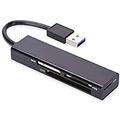 ednet Multi-Kartenleser, USB 3.0, 4-port, Unterstützt MS, SD, T-flash, CF Format schwarz