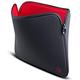 BE.EZ Laptoptasche 15,6 Zoll (39,6 cm) MacBook Chromebook Ultrabook Asus Acer Dell HP Lenovo La Kleid Graphitgrau/Weinrot