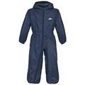 Trespass Button, Navy Blue, 2/3, Wasserdichter Regenanzug mit Kapuze für Kinder / Unisex / Mädchen und Jungen, 2-3 Jahre, Blau