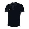 Nike Kinder T-shirt Core Poloshirt, Black/White, S EU