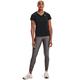 Under Armour Damen Tech Short Sleeve V - Solid, atmungsaktives Laufshirt für Frauen, kurzärmliges Trainingsshirt mit loser Passform