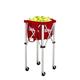 Wilson Ballwagen, Tennis Teaching Cart, für bis zu 150 Bälle, rot, WRZ541000