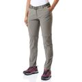 Maier Sports Damen Outdoorhose Inara slim zip, teak, 88, 233026