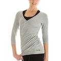 Winshape Damen 3/4-arm Shirt WS3 in Wickeloptik ,Fitness, Yoga-Pilates, Freizeit