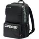 Cressi Erwachsene Space KNAPSACK Rucksack, Schwarz/Logo Weiß Silber, Adult