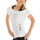 Winshape Damen Dance-Shirt WTR12 Freizeit Fitness Workout T, Weiss, XL