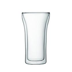 Bodum ASSAM 2-teiliges Kaffeeglas-Set (Doppelwandig, Mundgeblasen, Spülmaschinengeeignet, 0,4 liters) transparent