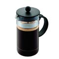 Bodum bistroNOUVEAU Kaffeebereiter (French Press System, Spülmaschinengeeignet), 1,0 liters schwarz