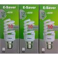E-saver - 12wa es - 3p, Bajonettsockel B22d, 12 W, kompakt, fluoreszierendes Licht, Energiesparlampe
