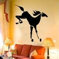 Indigos WG20528 Wandtattoo w528 Pferd/Pony Wandaufkleber, 96 x 85 cm, weiß