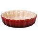 Le Creuset Steinzeug Tarte-Form, 4er Set, 11 cm, kirschrot