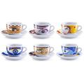 Zeller 26511 CAPPUCCINO-SET 12-TLG MAGIC EYES