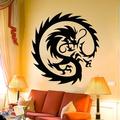 Indigos WG20359-90 Wandtattoo w359 Stachelig Drachen Monster Feuer Wandaufkleber, 96 x 89 cm, Silber