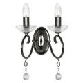 Oaks Lighting Wandleuchte Atenea, schwarzes Chrom