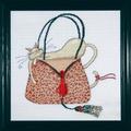 Design Works Kreuzstich-Set Handtasche mit Leopardenmuster, mehrfarbig