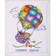 Tobin Stickmustertuch für Babys Up Up and Away Heißluftballon, Mehrfarbig