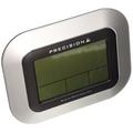 Peers Hardy (UK) Ltd Precision PREC0102 Funkgesteuerte LCD-Uhr zum Aufstellen oder zur Wandmontage silber