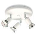 Firstlight 50 Watt/ 3 x 240 V Gu10 Runner 3-Light Flush. White