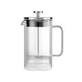 La Cafetiere Kaffeemaschine, Glas, Silber, 23.6 x 16 x 15.8 cm