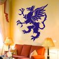 INDIGOS 4052166132558 Wandtattoo w602 Gold Eagle Wandaufkleber", 96 x 81 cm, blau