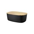 RIG-TIG by Stelton Z00038 Box-It Brotkasten, Melamin, Bambus, schwarz, 34,5 x 23,5 x 13,0 cm