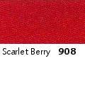 Berisfords 3501 Satinband, Doppelseitig, 50 mm SCARLETBERRY 908, 10,5 x 10,5 x doppelseitiges 5,7 cm Satin Band, Polyester, Scarlet, Beere