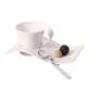 Villeroy & Boch NewWave Caffè Espresso-Set, 3-teilig, Premium Porzellan, Weiß