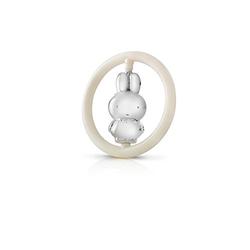 Rassel miffy im Ring 7,5cm B90 schwer versilbert