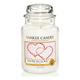 Yankee Candle Glaskerze, groß, Snow in Love