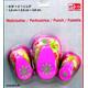 efco Design Daisy Punch 3 Teile-Set, Pink, 16 mm, 25 mm, 37 mm