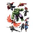AG Design Marvel Hulk Wand Sticker, 1 Teil, PVC-Folie (Phtalate-Free), Multicolor, 65 x 85 cm