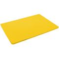 Fackelmann HACCP-Brett, Küchenbrett aus Kunststoff, Tranchierbrett mit Farbcodierung für Geflügel (Farbe: Gelb), Menge: 1 Stück