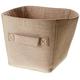 Ordinett 5203012914 Einkaufskorb Bins, Canvas, Gr. L, braun