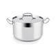 Quid Cook Inox Basika Kochtopf, Edelstahl 30 x 22 cm