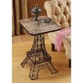 Design Toscano Tour Eiffel, Skulpturaler Beistelltisch aus Metall